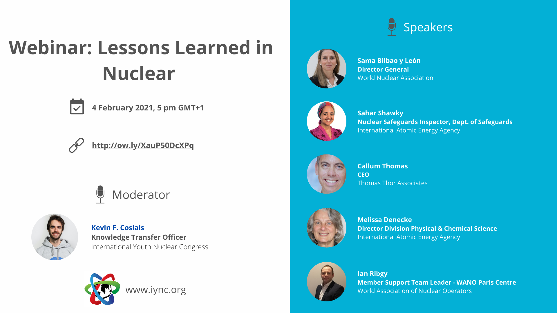 Lessons Learned In Nuclear International Youth Nuclear Congress